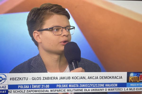 Jakub Kocjan o rozliczeniach w prokuraturze w TVN24