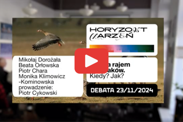 Polska rajem dla ptaków – obejrzyj zapis debaty!